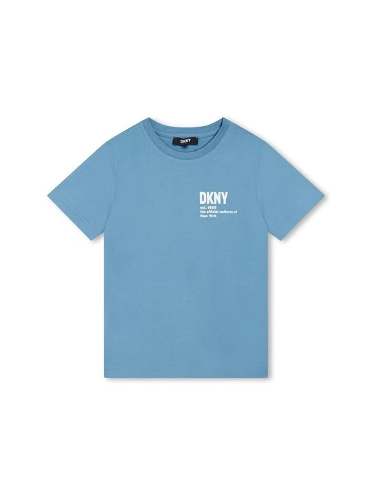 Zdjęcie produktu T-shirt z nadrukiem DKNY niebieski