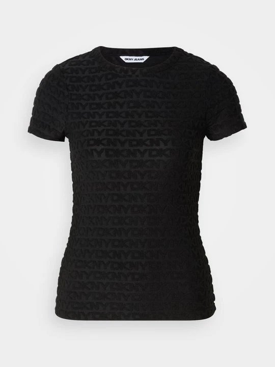 Zdjęcie produktu T-shirt z nadrukiem DKNY czarny