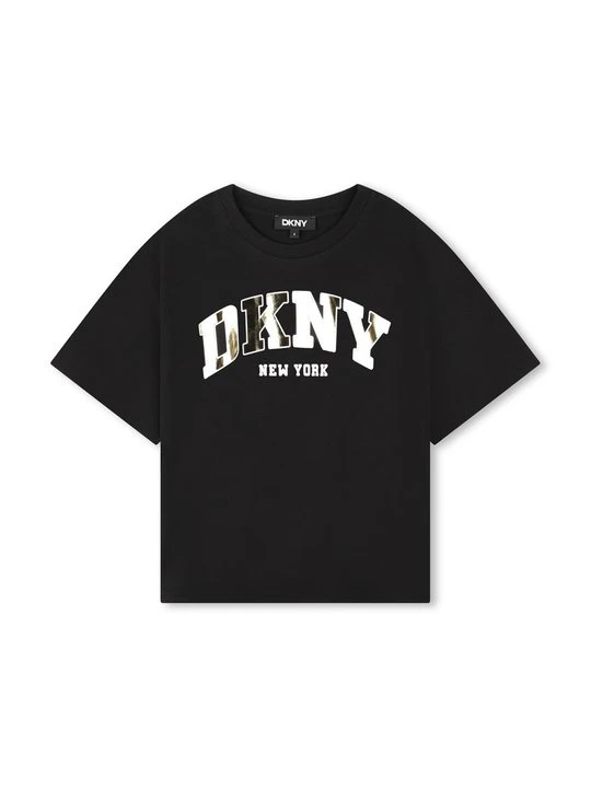 Zdjęcie produktu T-shirt z nadrukiem DKNY czarny