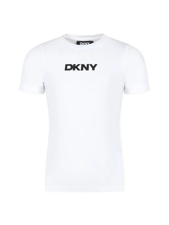 Zdjęcie produktu T-shirt z nadrukiem DKNY biały