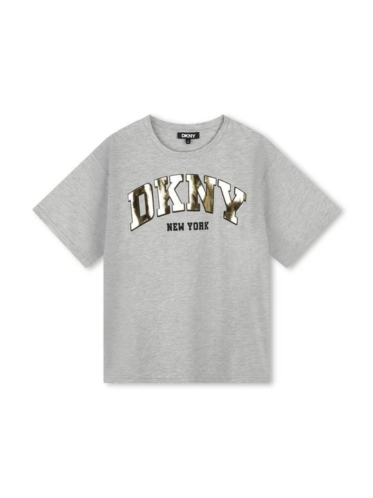 Zdjęcie produktu T-shirt z nadrukiem DKNY szary