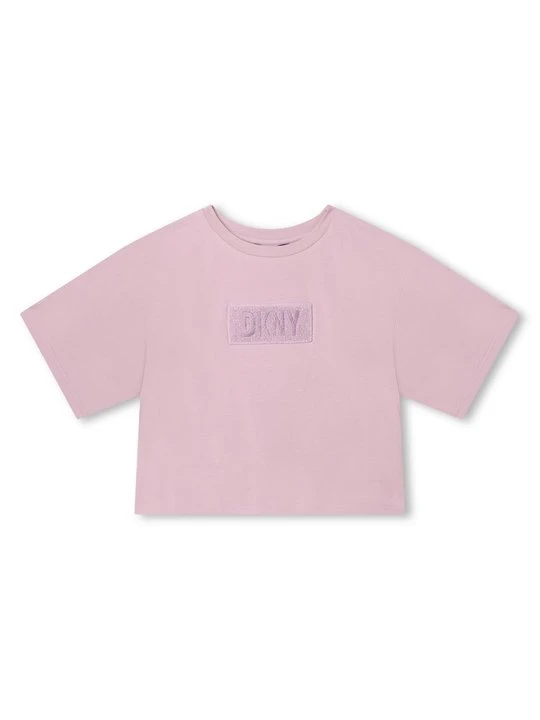 Zdjęcie produktu T-shirt z nadrukiem DKNY różowy