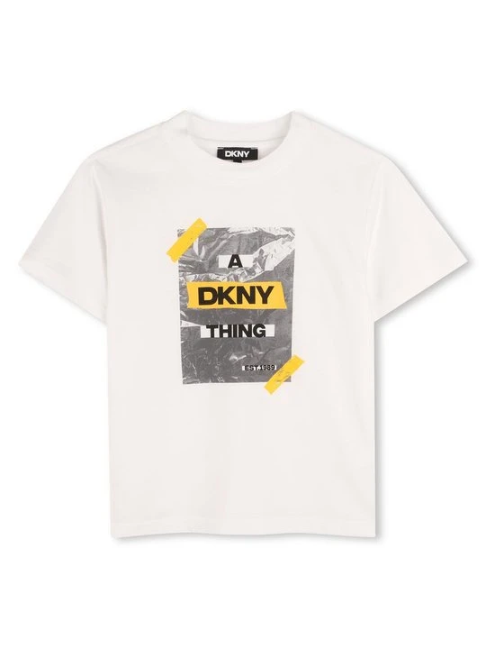 Zdjęcie produktu T-shirt z nadrukiem DKNY biały