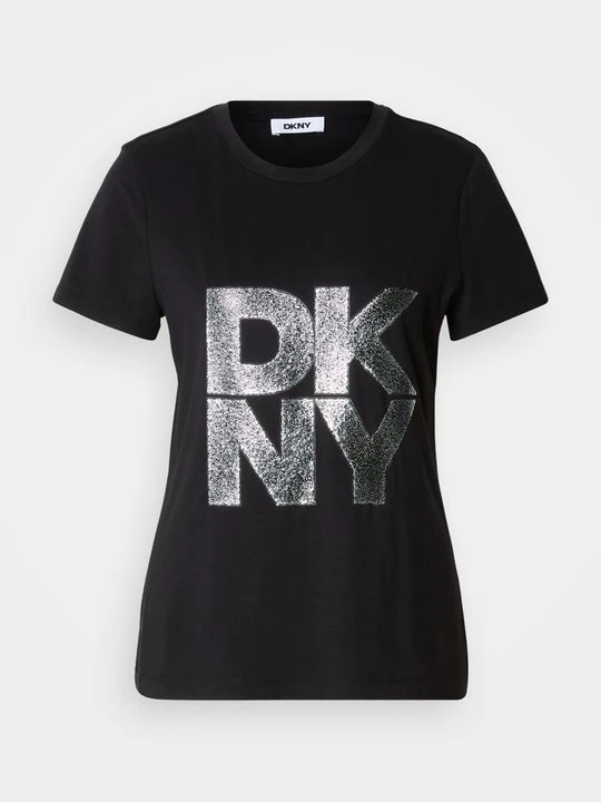Zdjęcie produktu T-shirt z nadrukiem DKNY czarny