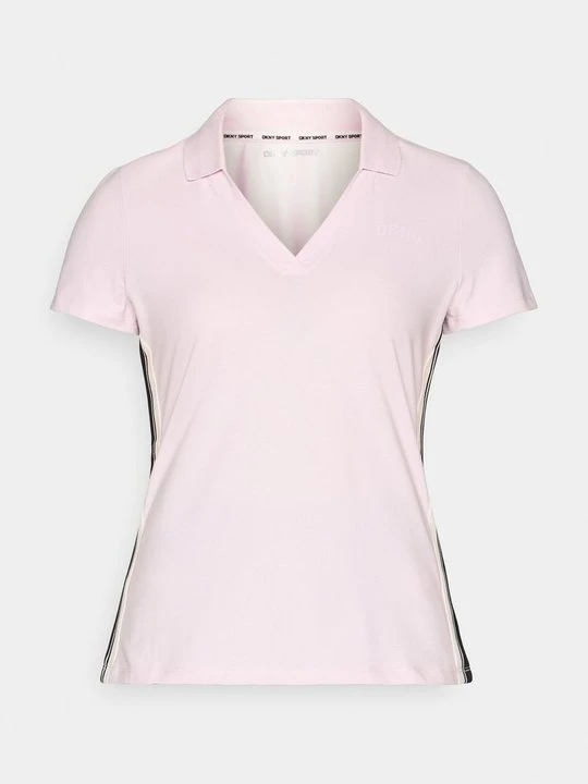 Zdjęcie produktu T-shirt z nadrukiem DKNY jasnoróżowy