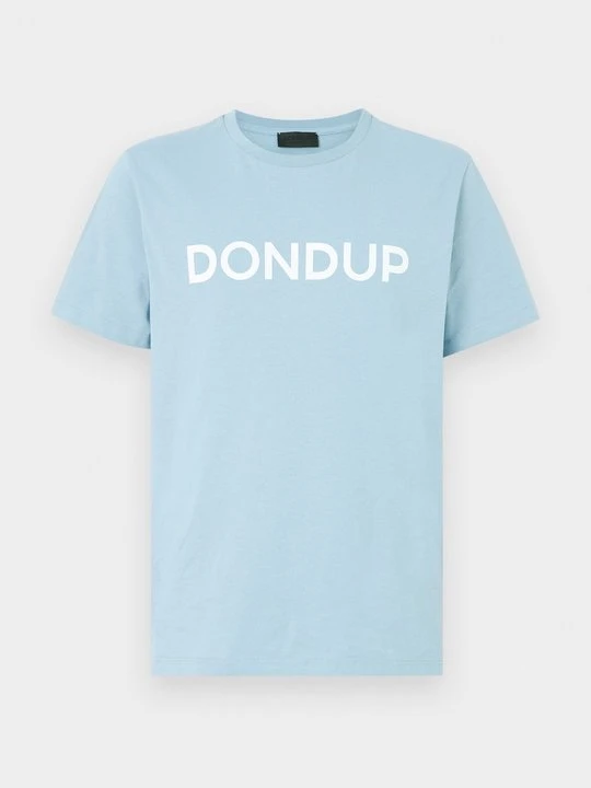 Zdjęcie produktu T-shirt z nadrukiem Dondup jasnoniebieski