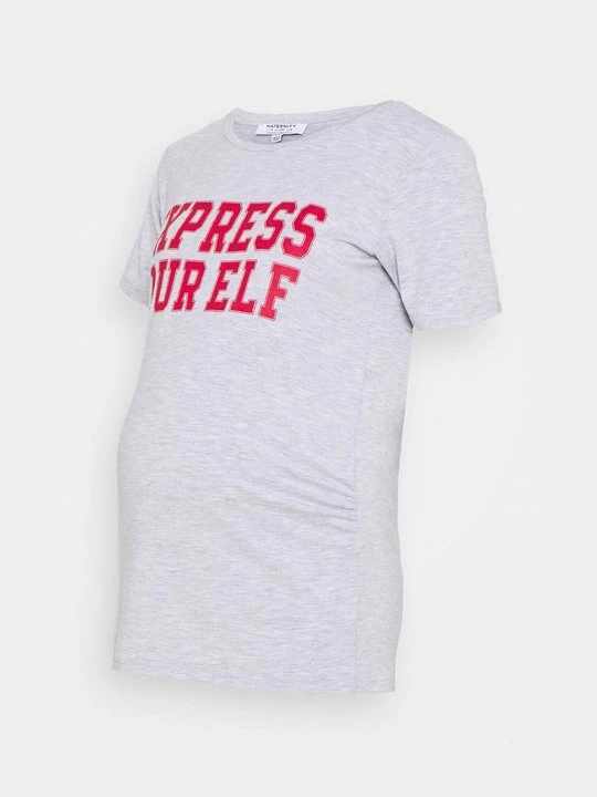 Zdjęcie produktu T-shirt z nadrukiem Dorothy Perkins szary