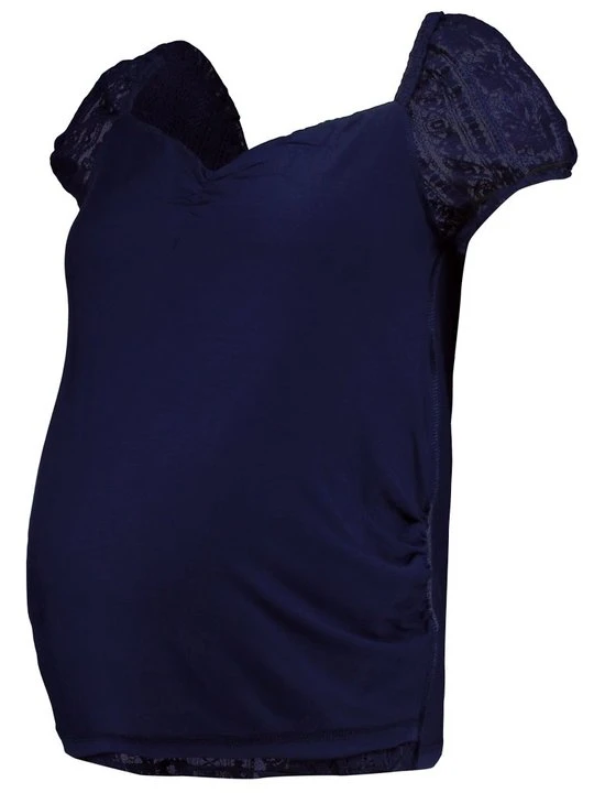 Zdjęcie produktu T-shirt z nadrukiem Dorothy Perkins granatowy