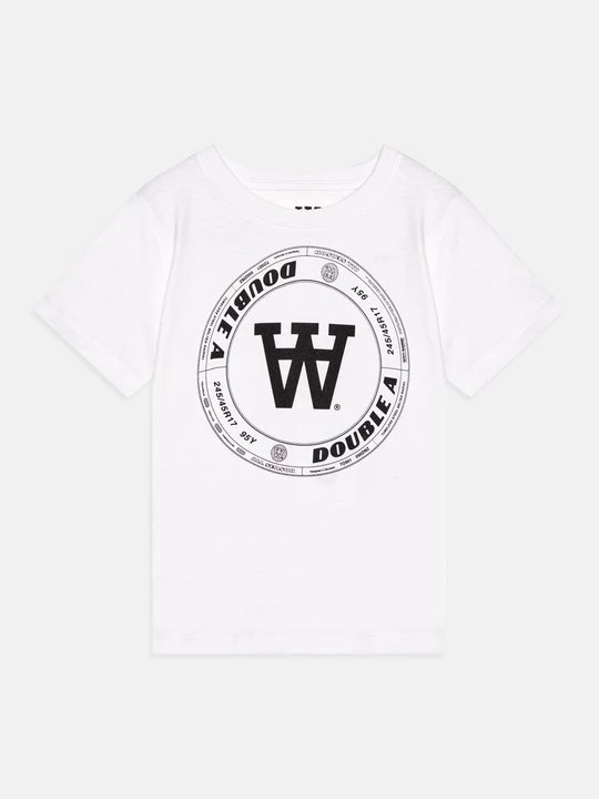 Zdjęcie produktu T-shirt z nadrukiem Double A By Wood Wood biały