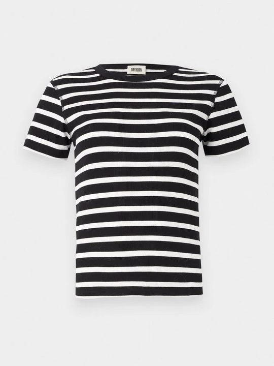 Zdjęcie produktu T-shirt z nadrukiem Drykorn czarny