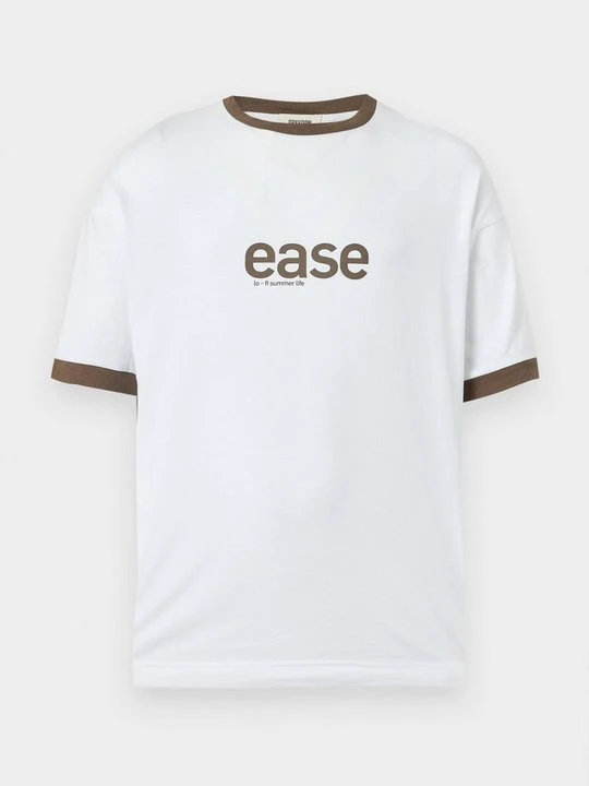 Zdjęcie produktu T-shirt z nadrukiem Drykorn biały