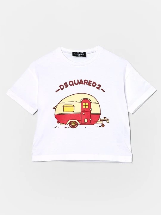 Zdjęcie produktu T-shirt z nadrukiem Dsquared2 biały