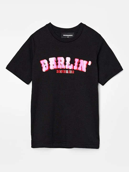 Zdjęcie produktu T-shirt z nadrukiem Dsquared2 czarny