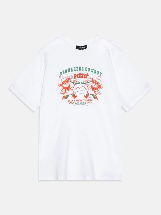 Zdjęcie produktu T-shirt z nadrukiem Dsquared2 biały
