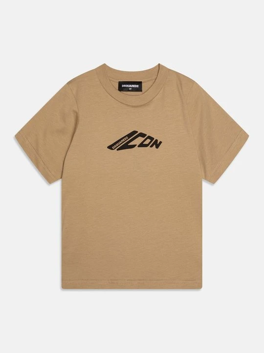 Zdjęcie produktu T-shirt z nadrukiem Dsquared2 beżowy