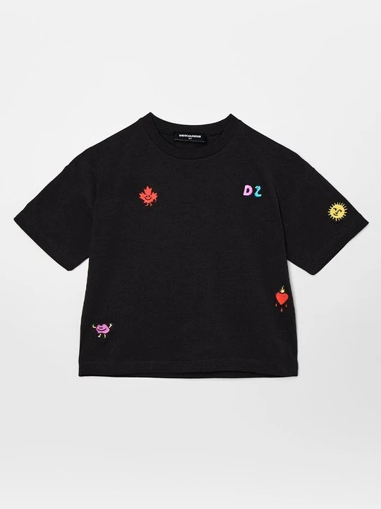 Zdjęcie produktu T-shirt z nadrukiem Dsquared2 czarny