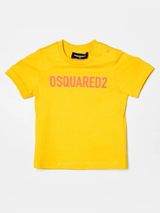 Zdjęcie produktu T-shirt z nadrukiem Dsquared2 żółty