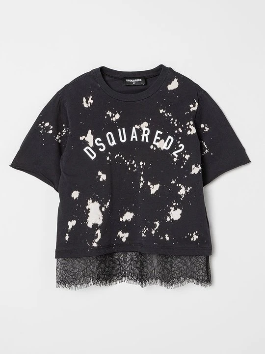 Zdjęcie produktu T-shirt z nadrukiem Dsquared2 czarny