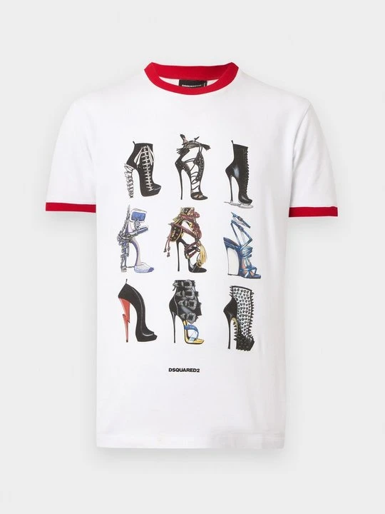 Zdjęcie produktu T-shirt z nadrukiem Dsquared2 biały