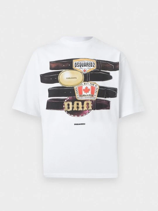Zdjęcie produktu T-shirt z nadrukiem Dsquared2 biały