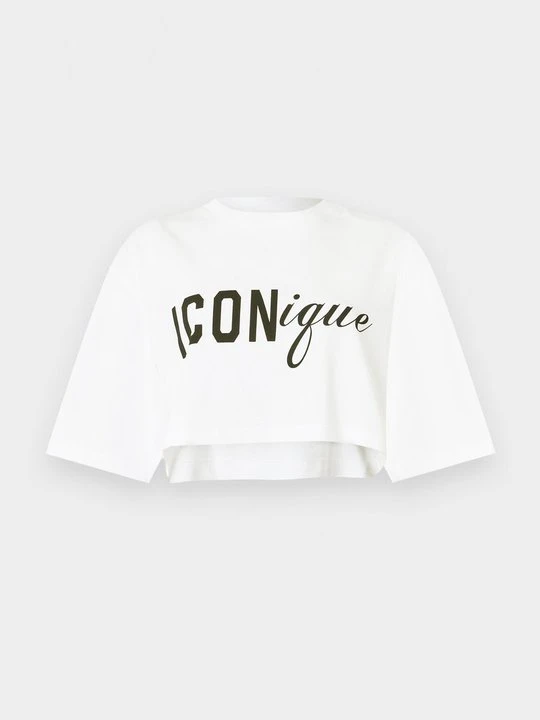 Zdjęcie produktu T-shirt z nadrukiem Dsquared2 biały