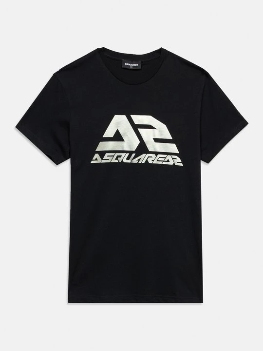 Zdjęcie produktu T-shirt z nadrukiem Dsquared2 czarny