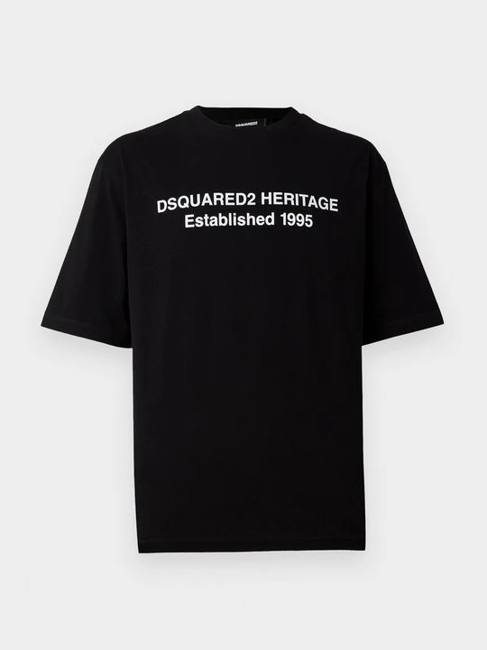 Zdjęcie produktu T-shirt z nadrukiem Dsquared2 czarny