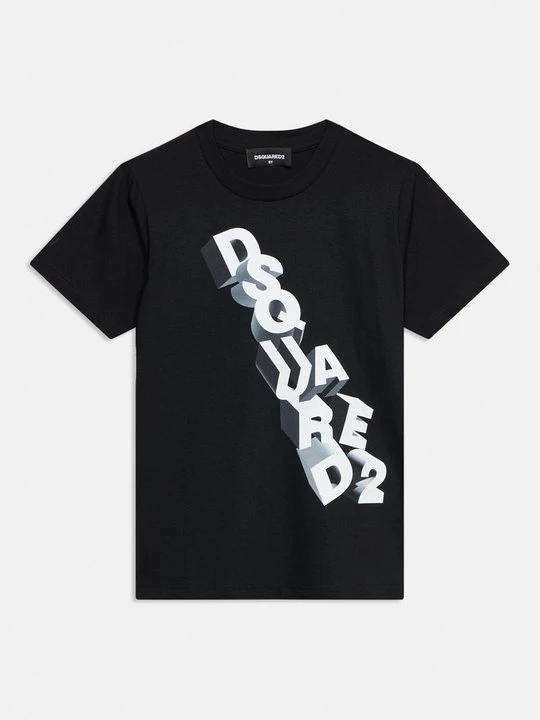 Zdjęcie produktu T-shirt z nadrukiem Dsquared2 czarny