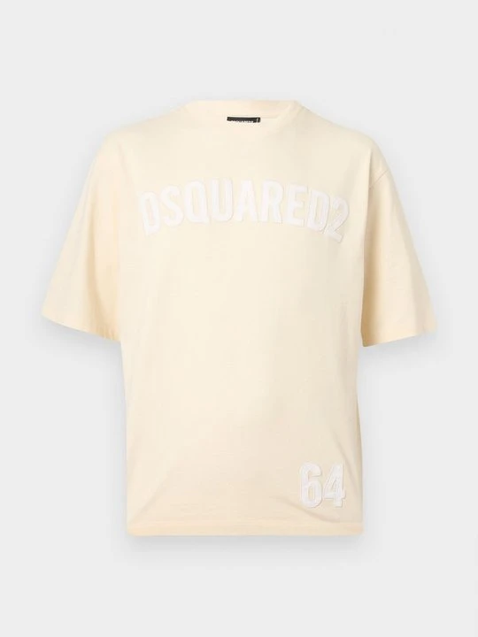 Zdjęcie produktu T-shirt z nadrukiem Dsquared2 mleczny