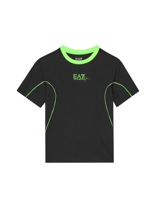 Zdjęcie produktu T-shirt z nadrukiem EA7 Emporio Armani czarny