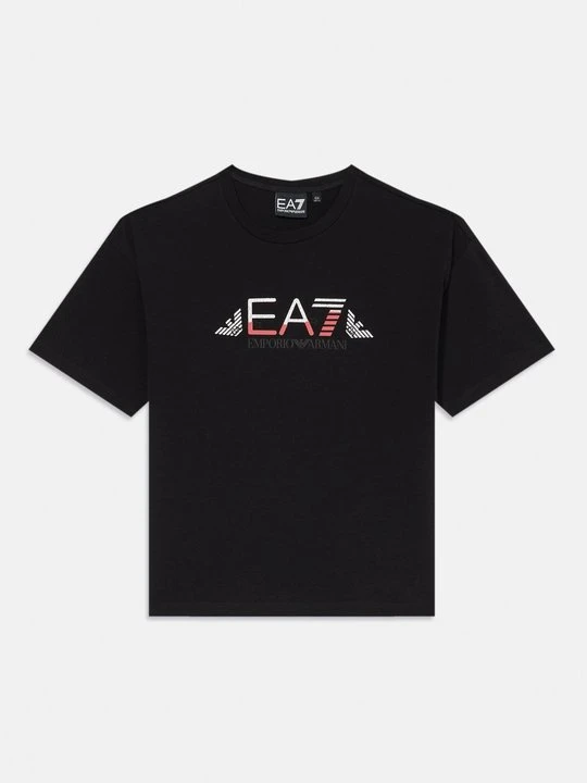 Zdjęcie produktu T-shirt z nadrukiem EA7 Emporio Armani czarny