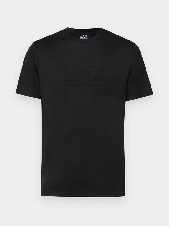 Zdjęcie produktu T-shirt z nadrukiem EA7 Emporio Armani czarny