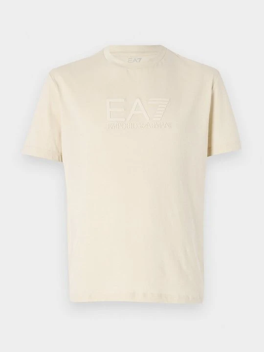 Zdjęcie produktu T-shirt z nadrukiem EA7 Emporio Armani biały