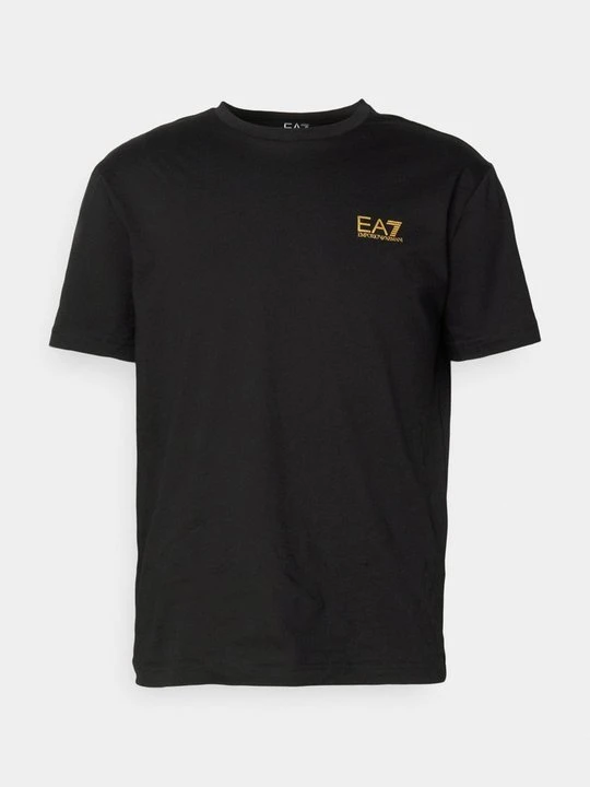 Zdjęcie produktu T-shirt z nadrukiem EA7 Emporio Armani czarny