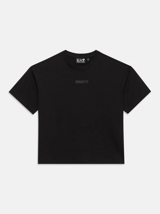 Zdjęcie produktu T-shirt z nadrukiem EA7 Emporio Armani czarny