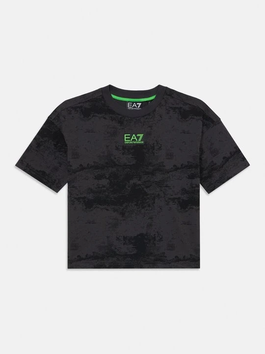 Zdjęcie produktu T-shirt z nadrukiem EA7 Emporio Armani czarny