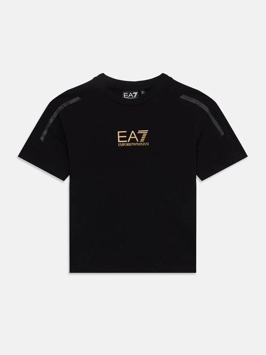 Zdjęcie produktu T-shirt z nadrukiem EA7 Emporio Armani czarny