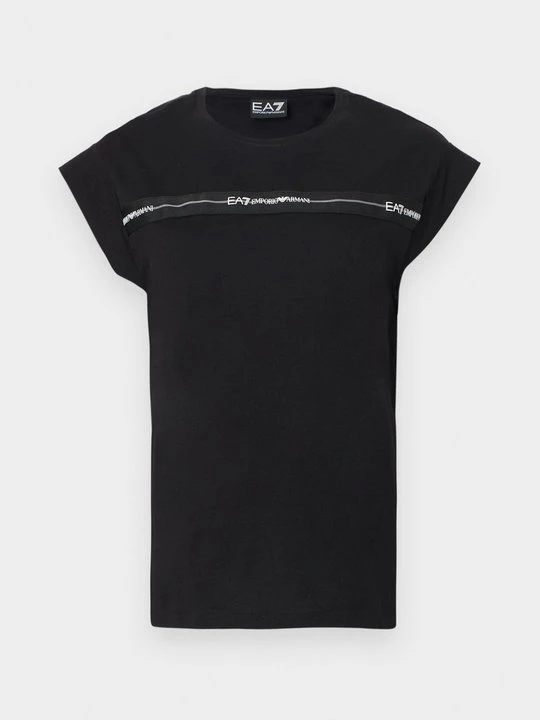 Zdjęcie produktu T-shirt z nadrukiem EA7 Emporio Armani czarny