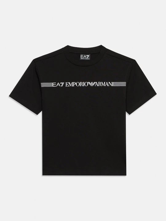 Zdjęcie produktu T-shirt z nadrukiem EA7 Emporio Armani czarny