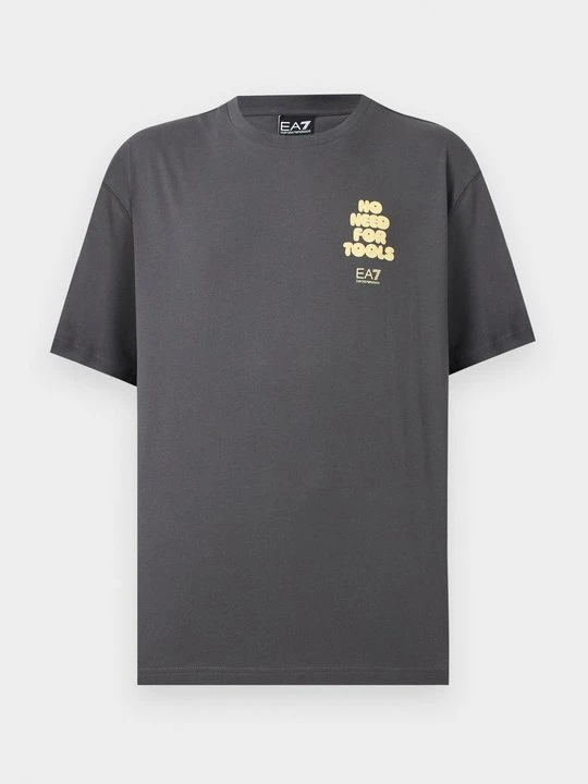 Zdjęcie produktu T-shirt z nadrukiem EA7 Emporio Armani szary