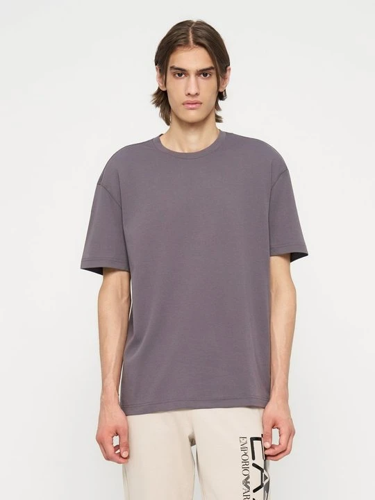 Zdjęcie produktu T-shirt z nadrukiem EA7 Emporio Armani szary