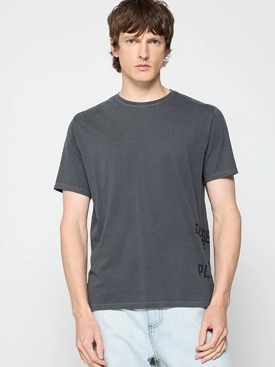 Zdjęcie produktu T-shirt z nadrukiem ECOALF czarny