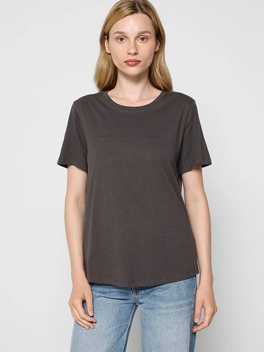 Zdjęcie produktu T-shirt z nadrukiem ECOALF czarny
