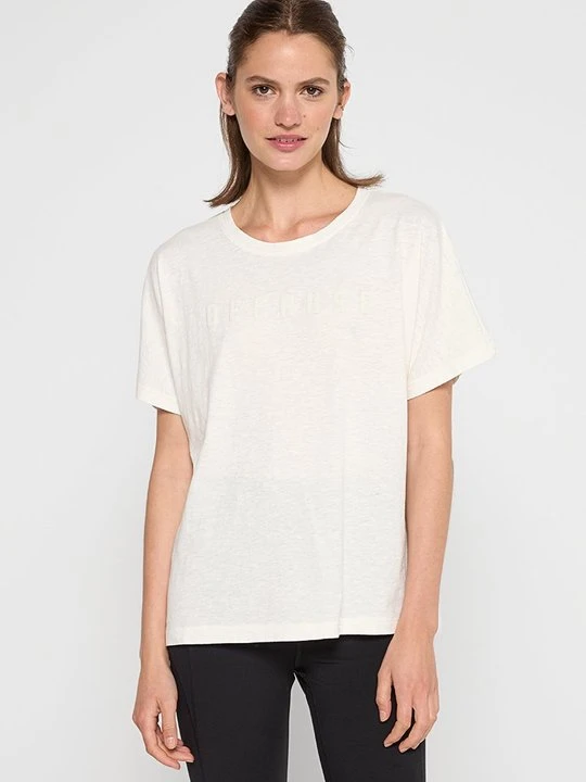Zdjęcie produktu T-shirt z nadrukiem ECOALF mleczny