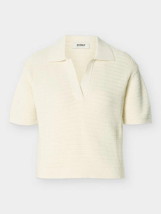 Zdjęcie produktu T-shirt z nadrukiem ECOALF mleczny