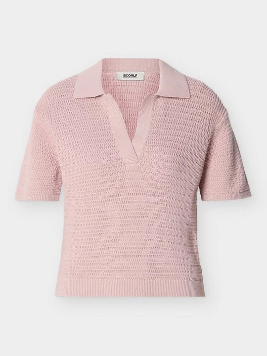 Zdjęcie produktu T-shirt z nadrukiem ECOALF jasnoróżowy