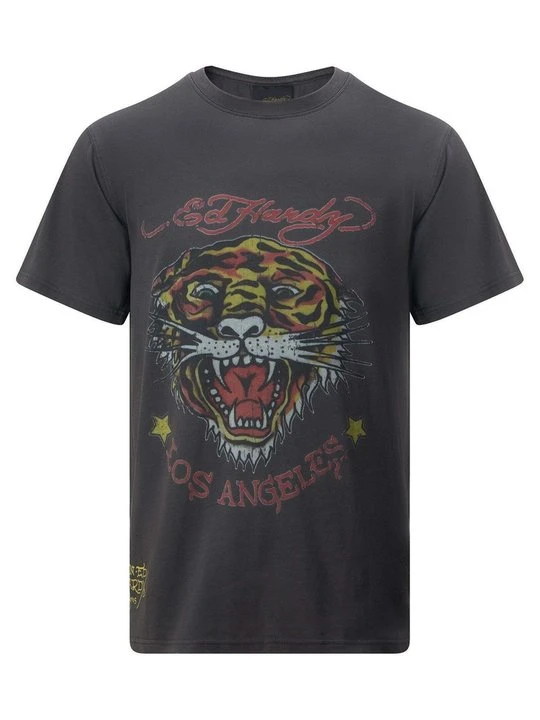 Zdjęcie produktu T-shirt z nadrukiem Ed Hardy czarny