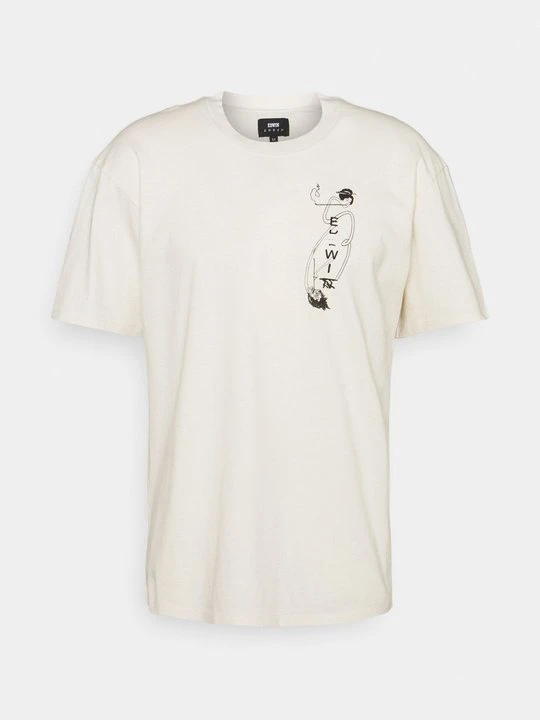 Zdjęcie produktu T-shirt z nadrukiem Edwin mleczny