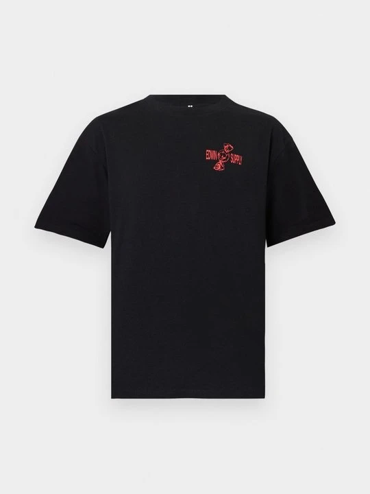 Zdjęcie produktu T-shirt z nadrukiem Edwin czarny