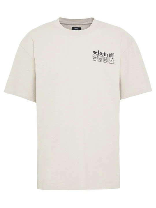 Zdjęcie produktu T-shirt z nadrukiem Edwin piaskowy